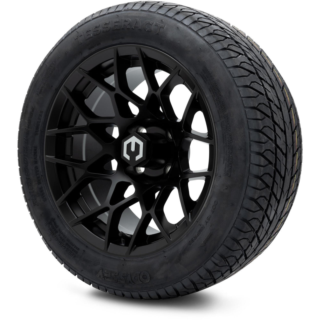 MODZ® 14" Blitz Matte Black - Lifted Tires and Wheels Combo