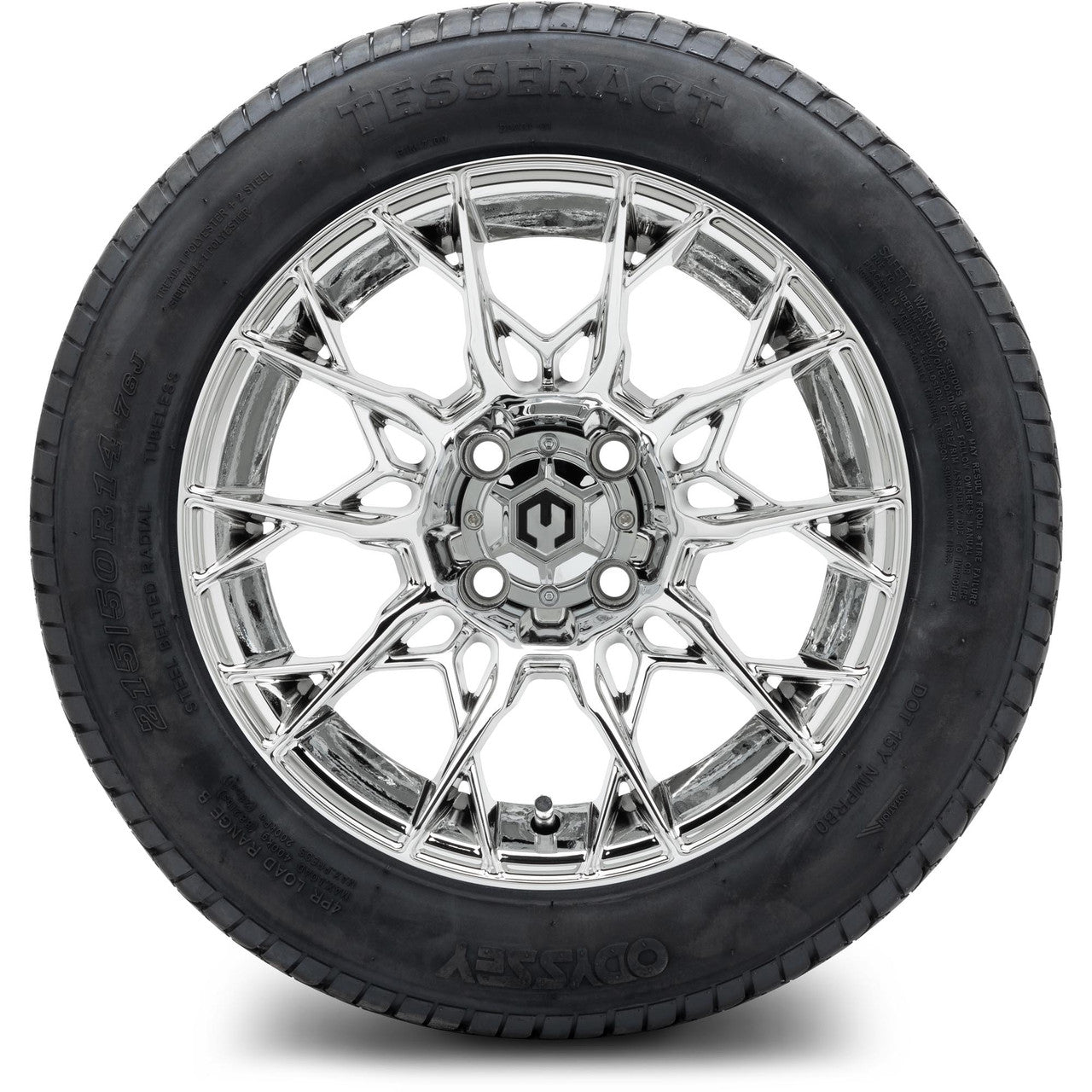 MODZ® 14" Chaos Chrome - Lifted Tires and Wheels Combo