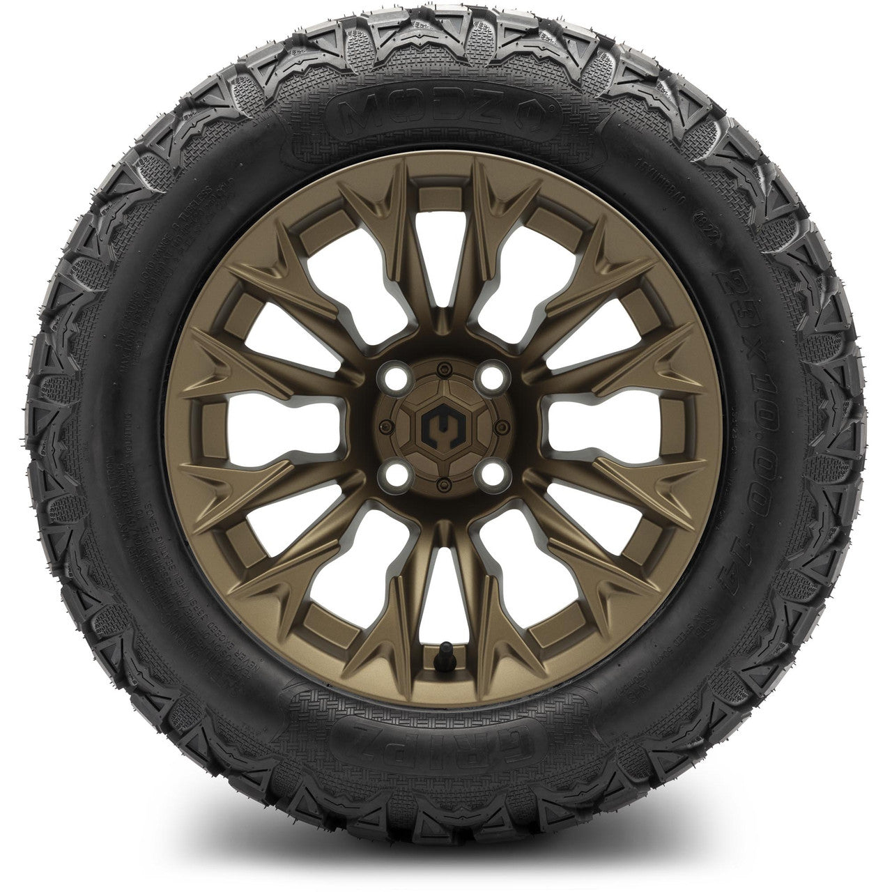 MODZ® 14" Falcon Matte Bronze - Lifted Tires and Wheels Combo