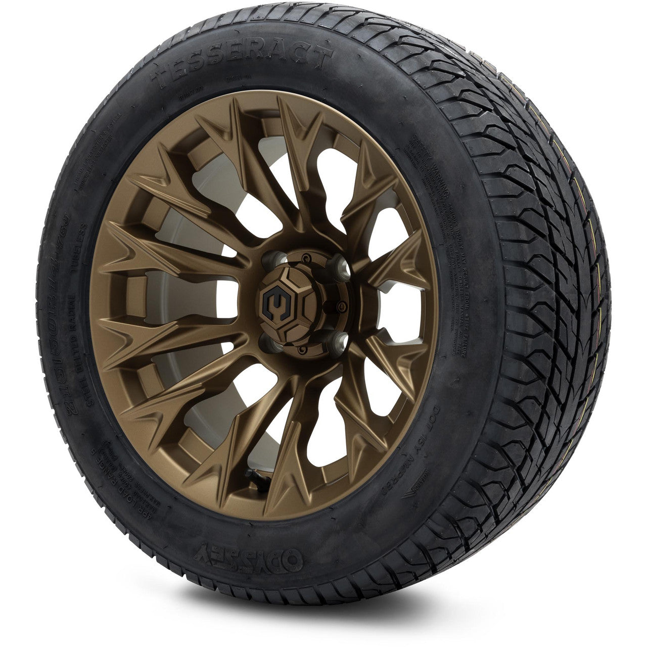 MODZ® 14" Falcon Matte Bronze - Lifted Tires and Wheels Combo