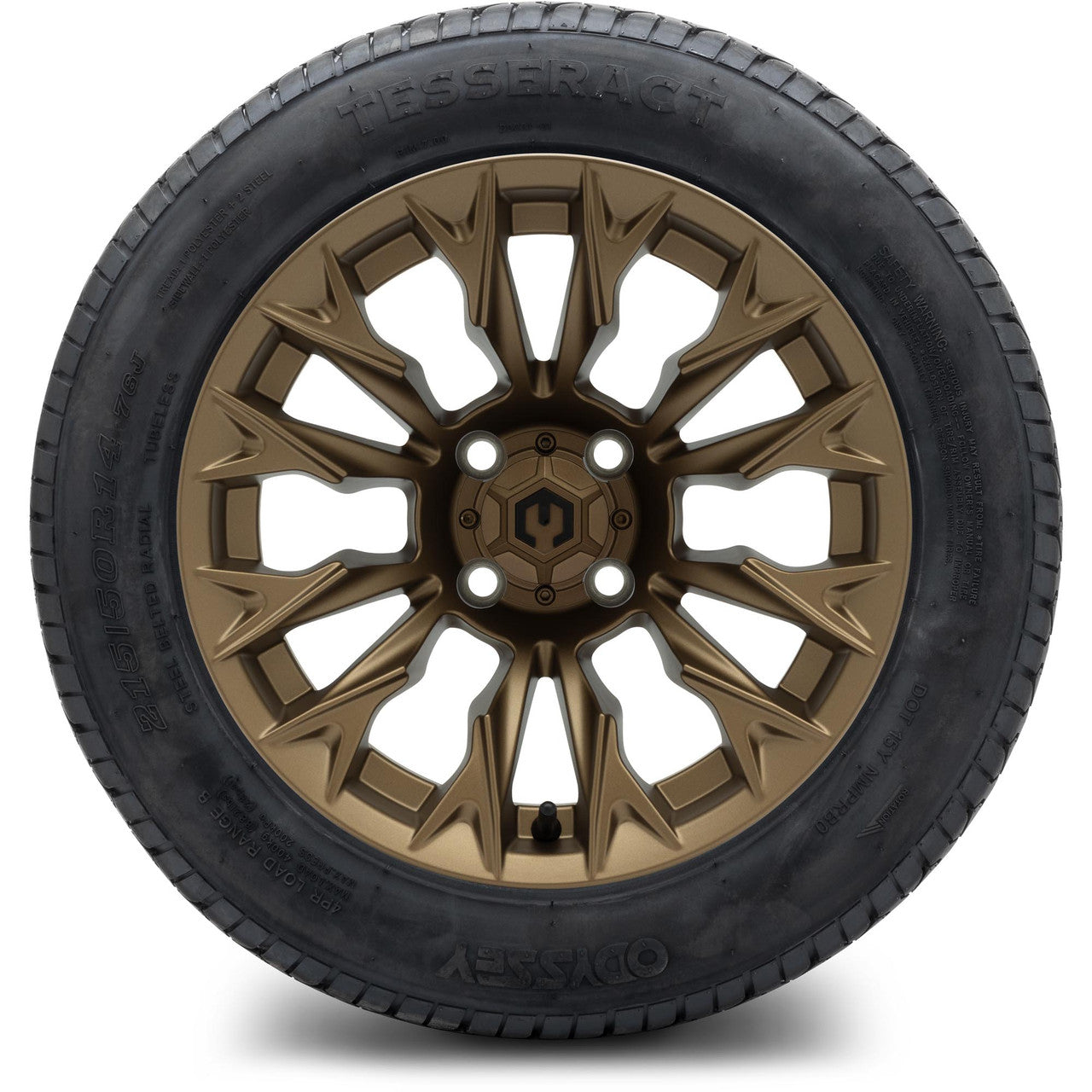 MODZ® 14" Falcon Matte Bronze - Lifted Tires and Wheels Combo