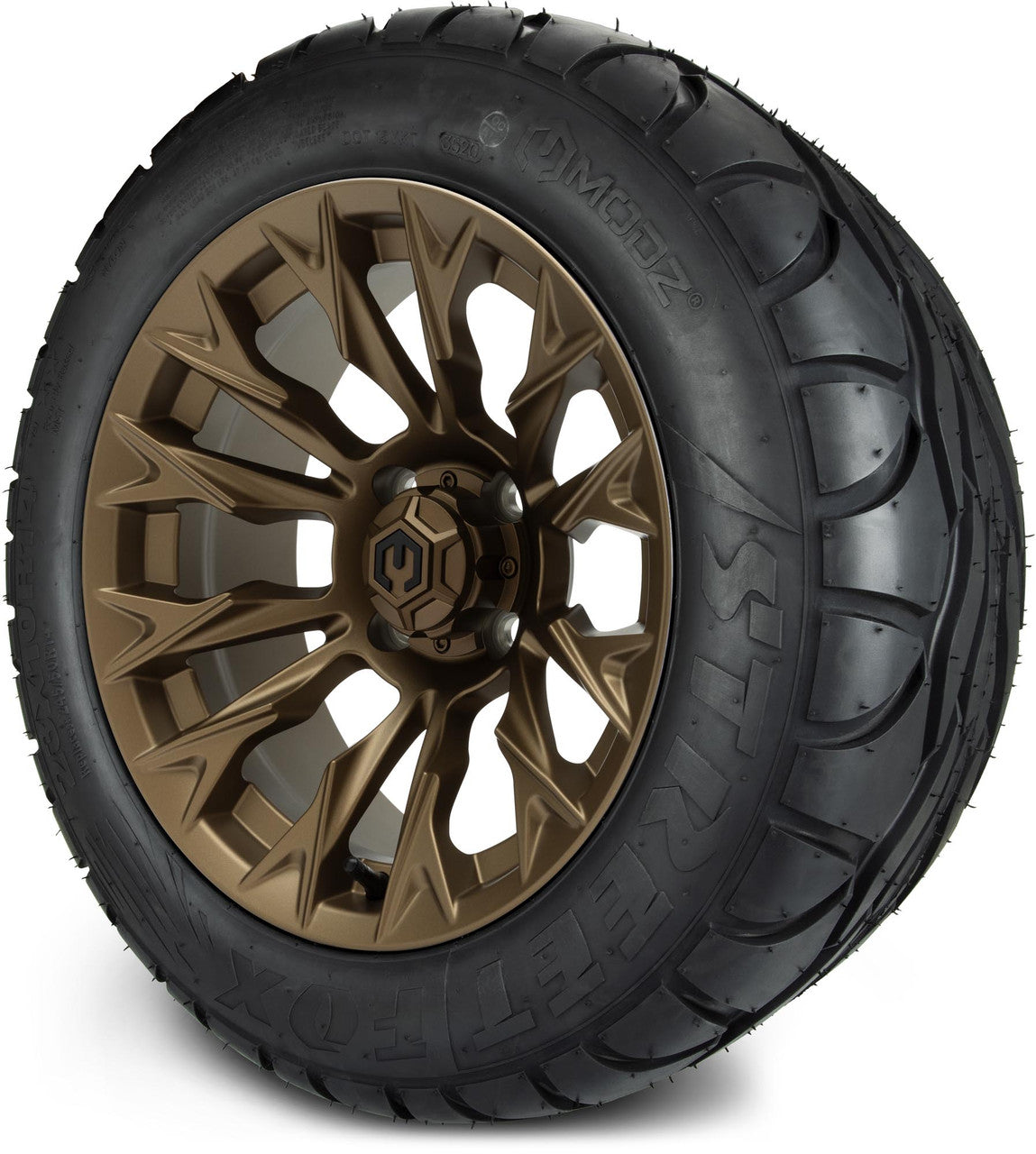 MODZ® 14" Falcon Matte Bronze - Lifted Tires and Wheels Combo