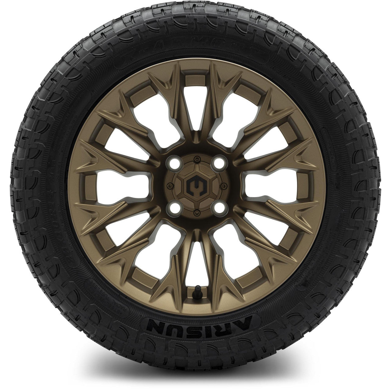 MODZ® 14" Falcon Matte Bronze - Lifted Tires and Wheels Combo