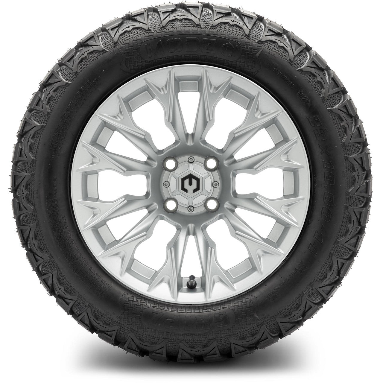 MODZ® 14" Falcon Silver - Lifted Tires and Wheels Combo