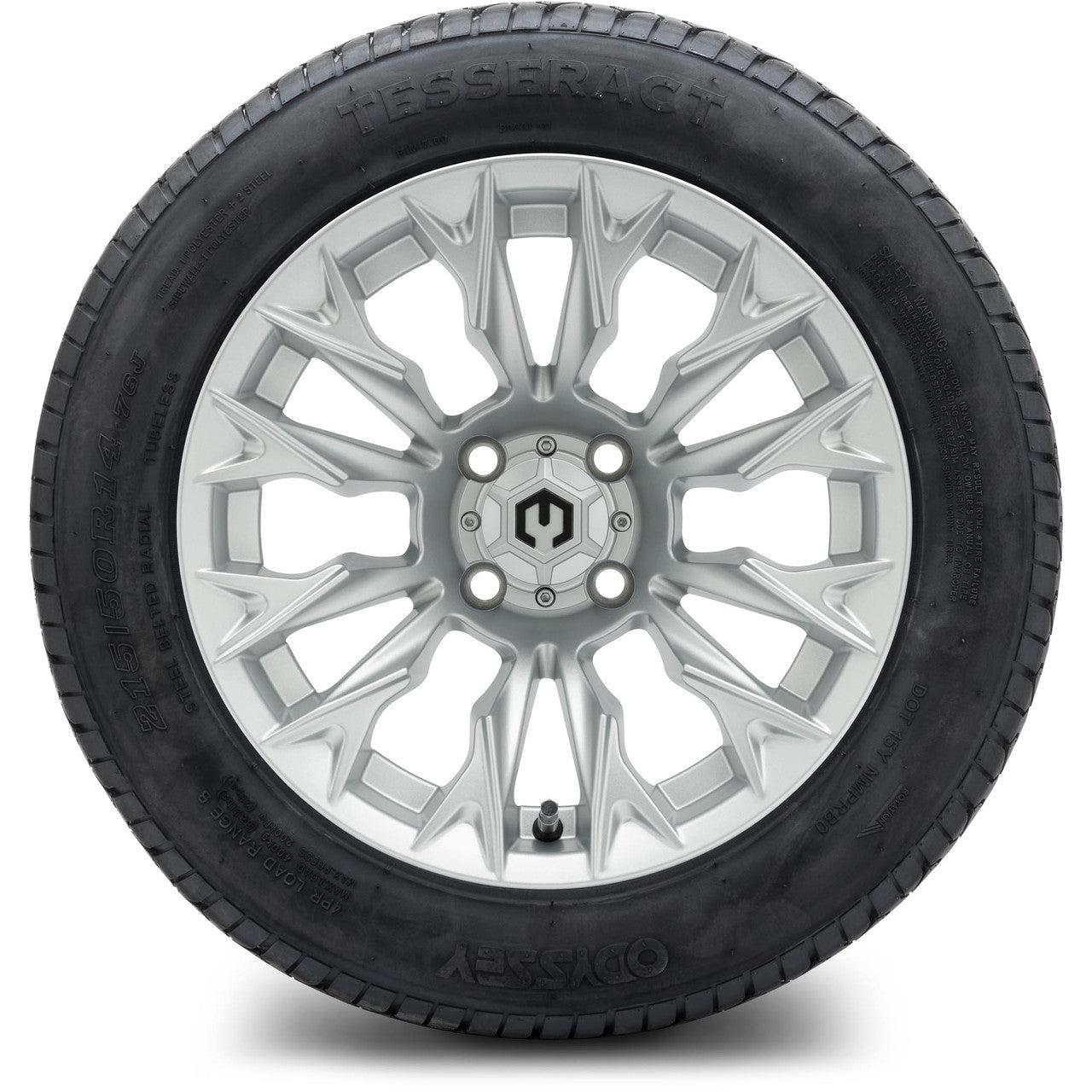 MODZ® 14" Falcon Silver - Lifted Tires and Wheels Combo