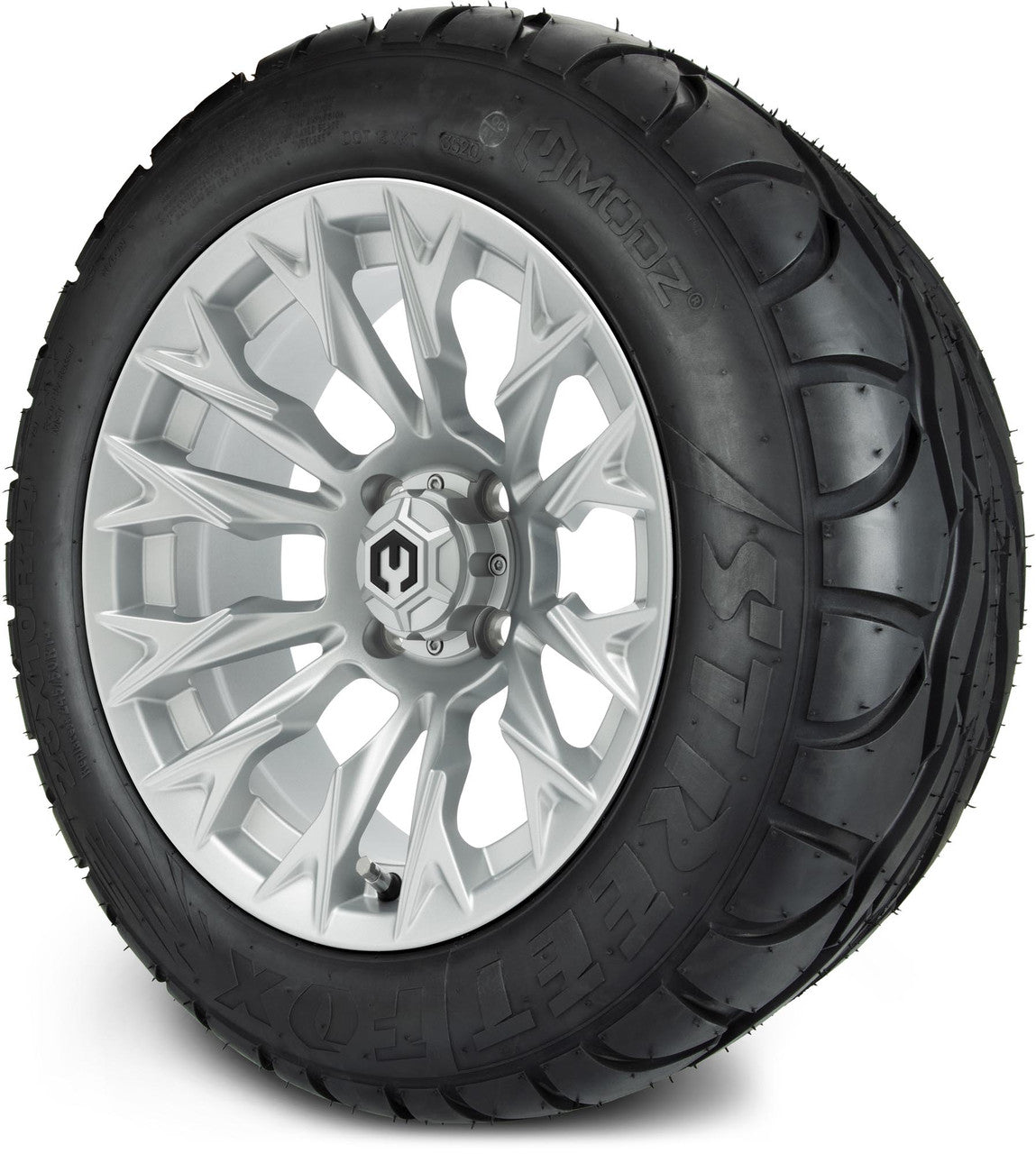 MODZ® 14" Falcon Silver - Lifted Tires and Wheels Combo