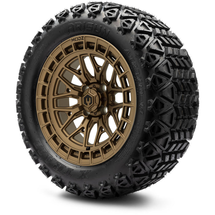 MODZ® 14" Torrent Matte Bronze - Lifted Tires and Wheels Combo