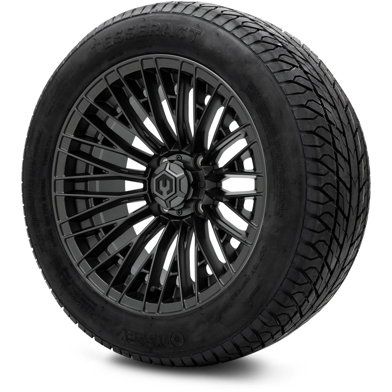 MODZ® 14" Reaper Titanium Gunmetal - Low Profile Tires and Wheels Combo