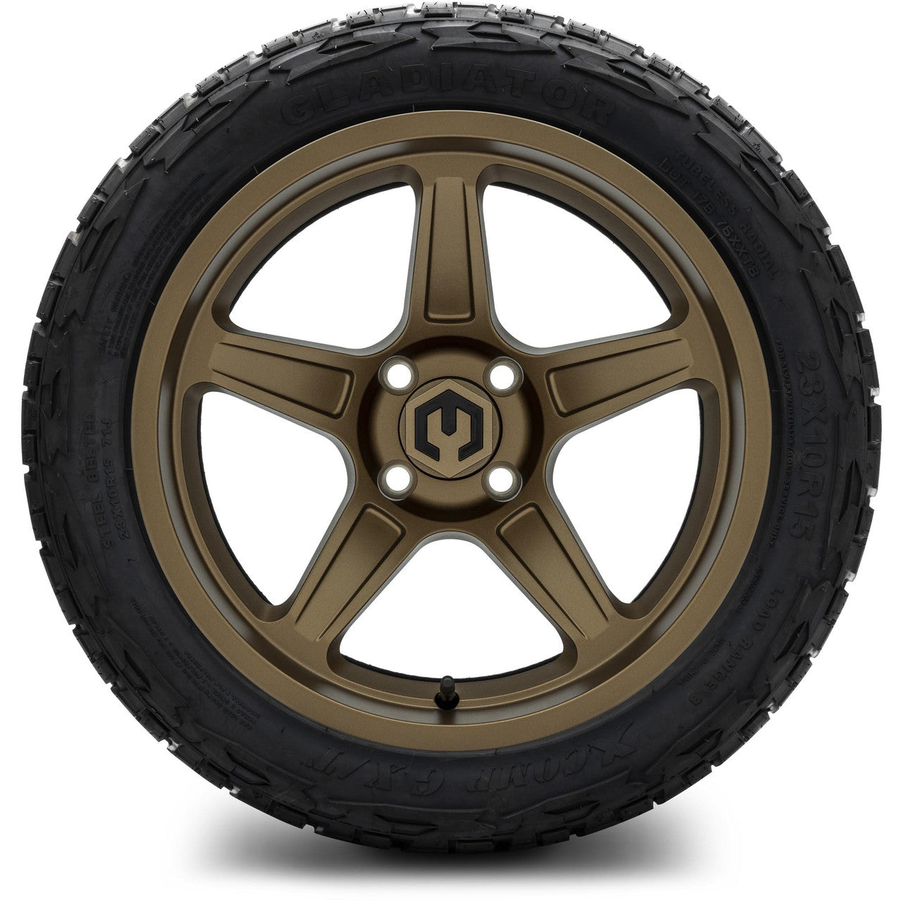 MODZ® 15" Drift Matte Bronze - Lifted Tires and Wheels Combo