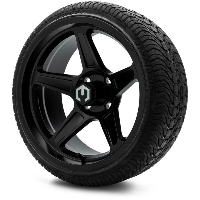 MODZ® 15" Drift Matte Black - Low Profile Tires and Wheels Combo