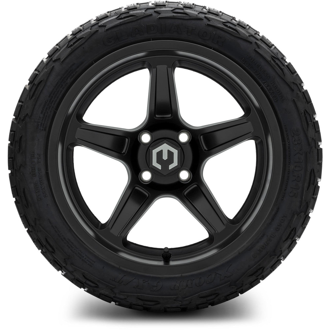 MODZ® 15" Drift Matte Black - Lifted Tires and Wheels Combo