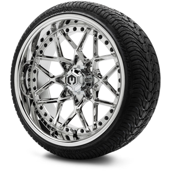 MODZ® 15" Formula Chrome - Low Profile Tires and Wheels Combo