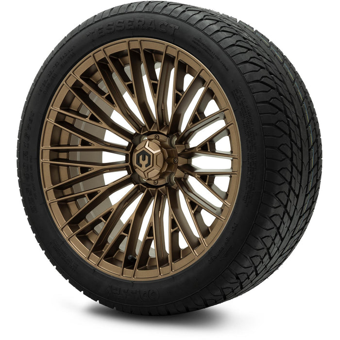MODZ® 16" Reaper Matte Bronze - Low Profile Tires and Wheels Combo