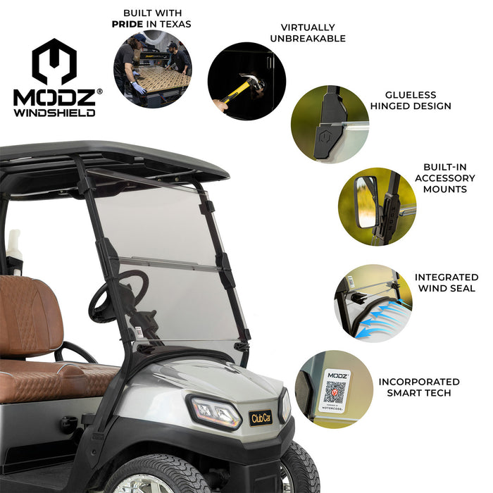 MODZ® Windshield for Club Car