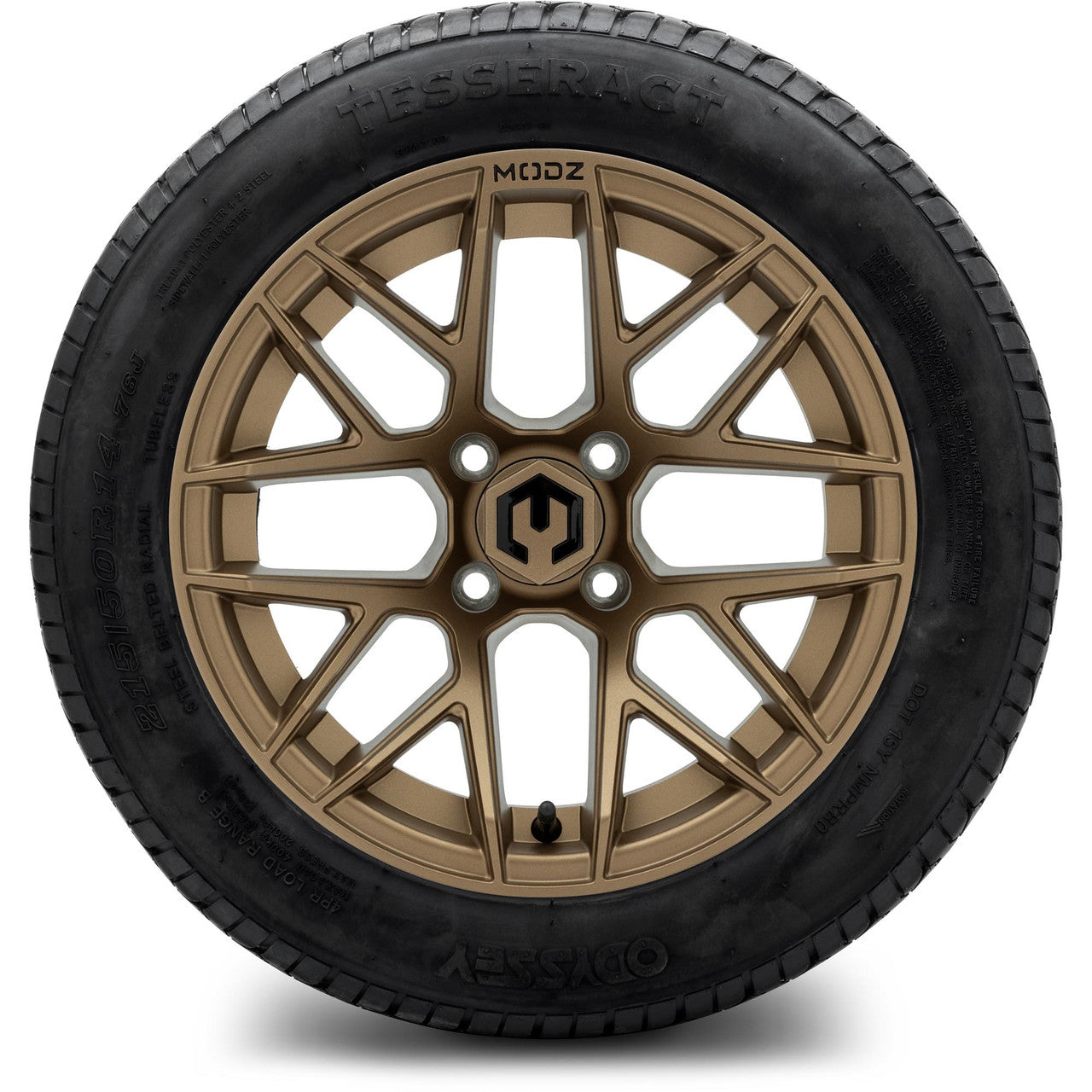 MODZ® 14" Matrix Matte Bronze - Lifted Tires and Wheels Combo