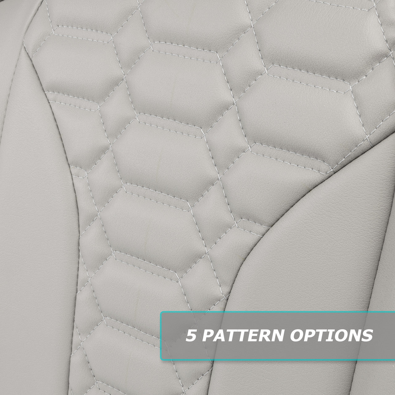 MODZ® FS2 Custom Front Seat - Gray Base - Choose Pattern and Accent Colors