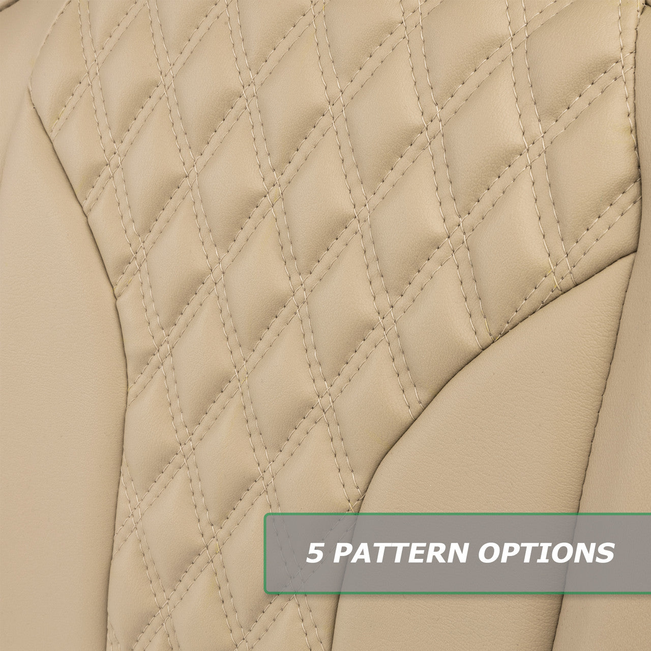 MODZ® FS2 Custom Front Seat - Khaki Base - Choose Pattern and Accent Colors