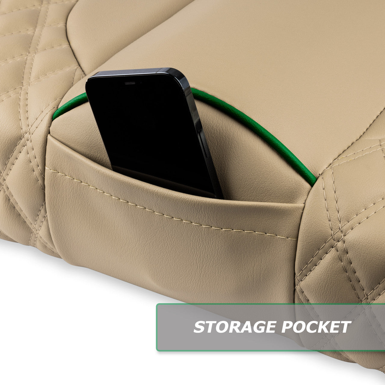 MODZ® FS2 Custom Front Seat - Khaki Base - Choose Pattern and Accent Colors