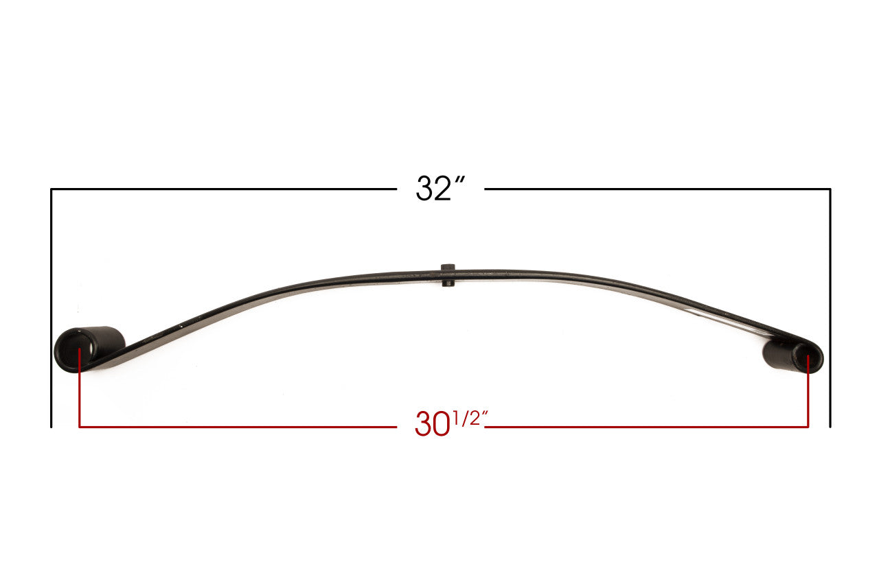 MODZ® EZGO RXV 2008-Up Rear Heavy Duty Leaf Spring Kit (1 Leaf)