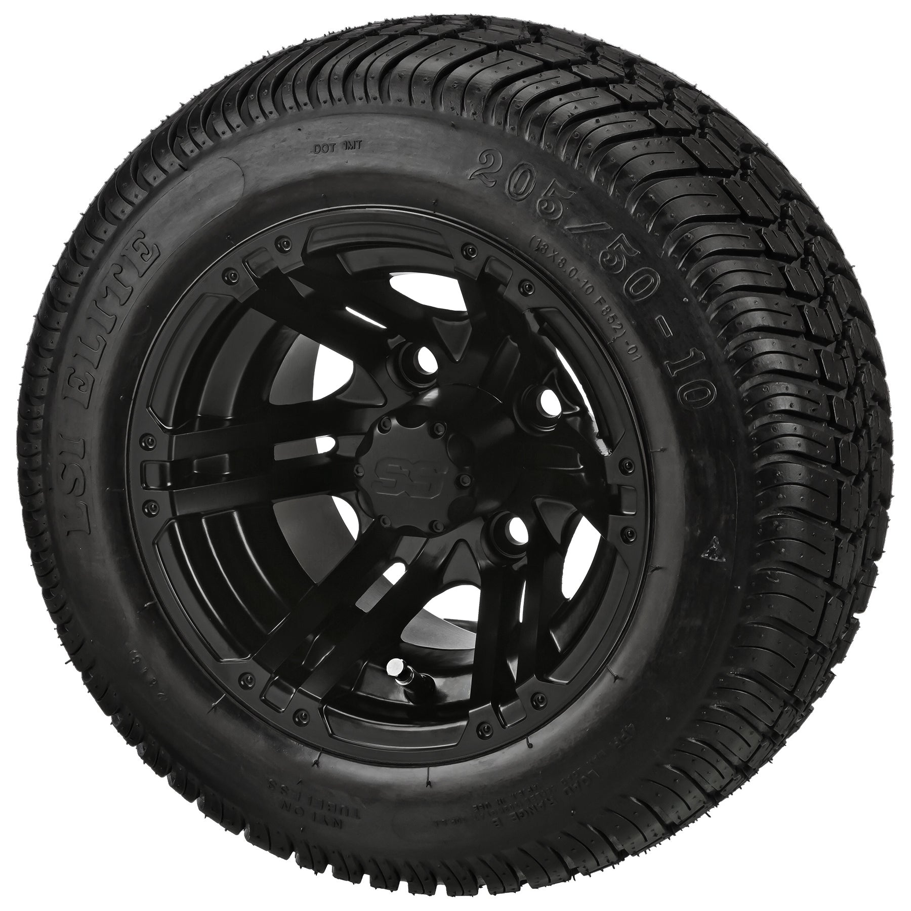 LSI 10' Yukon Matte Black Wheel and Low Profile Tire Combo