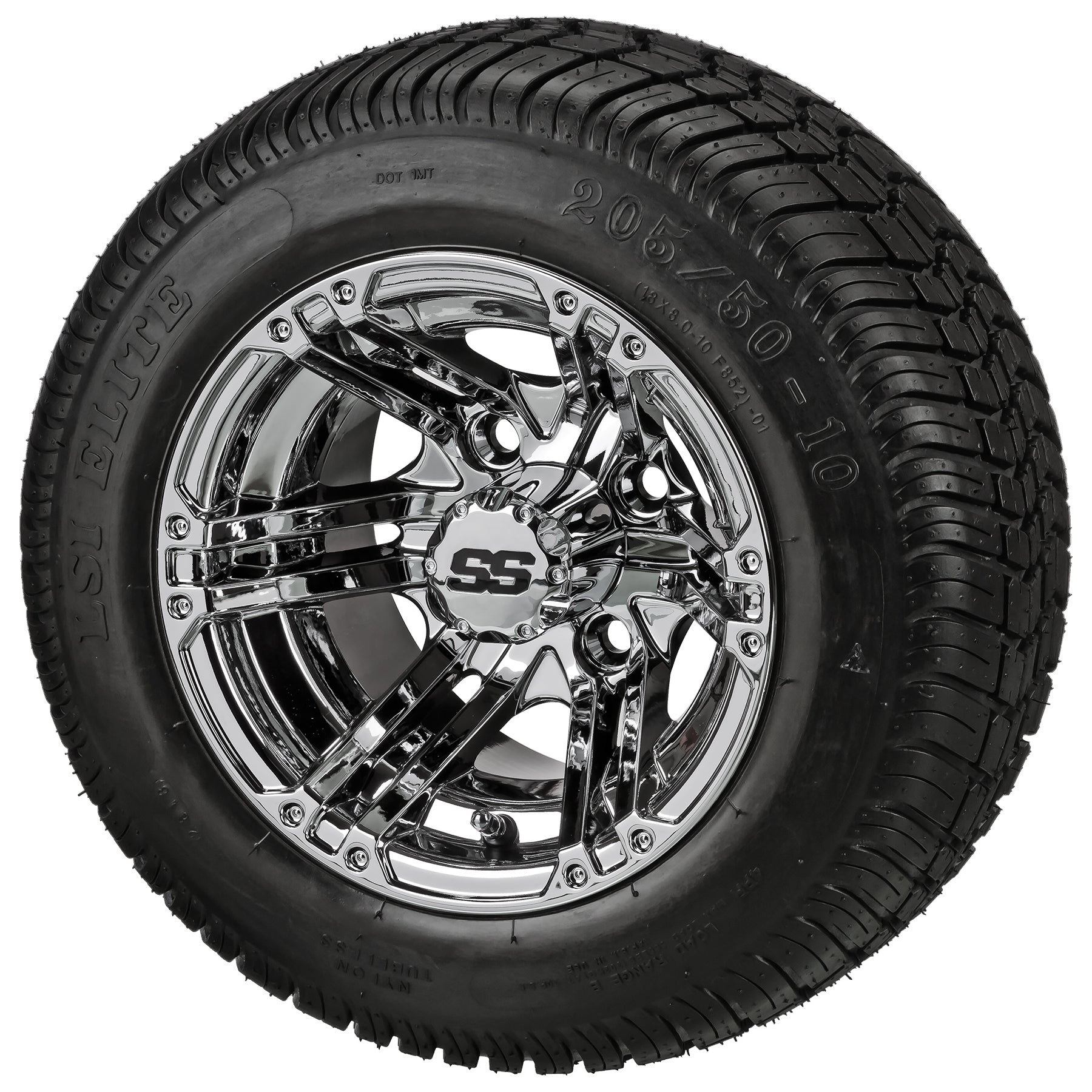 LSI 10' Yukon Mirror Wheel and Low Profile Tire Combo