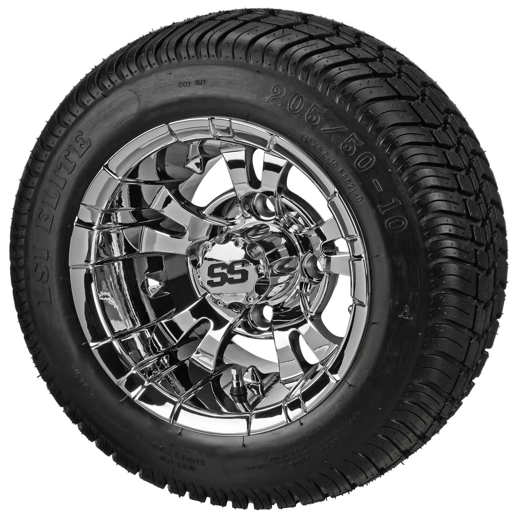 LSI 10' Warlock Mirror Wheel and Low Profile Tire Combo