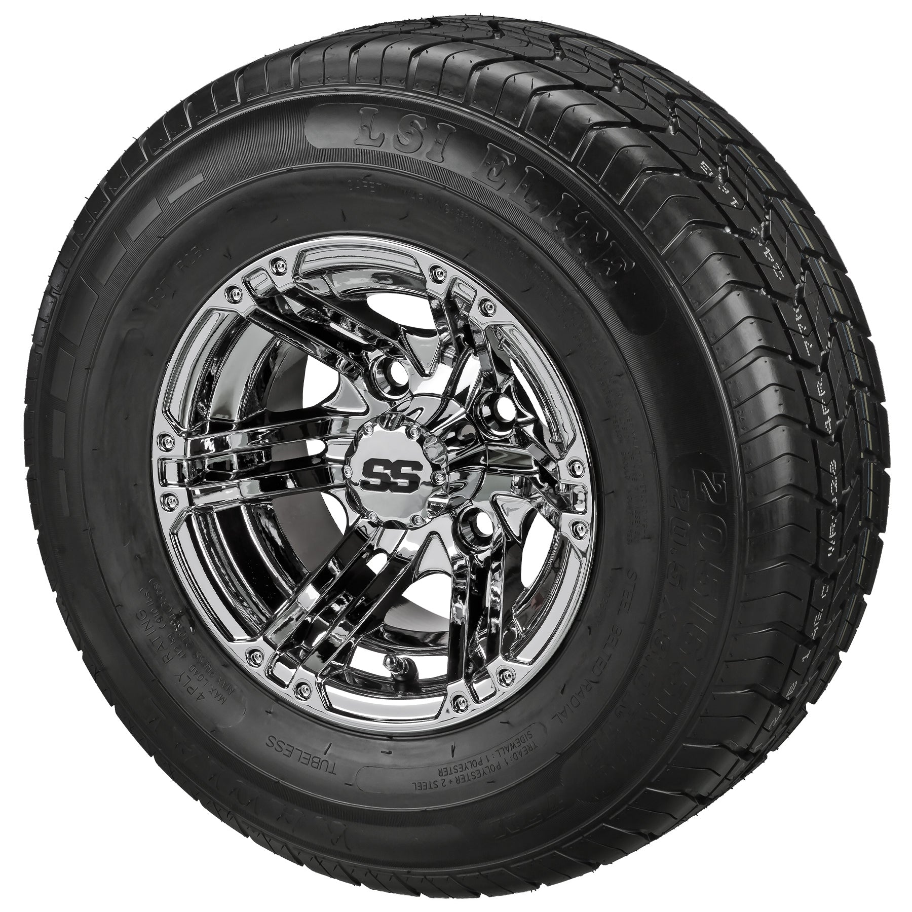 LSI 10' Yukon Mirror Wheel and Low Profile Tire Combo