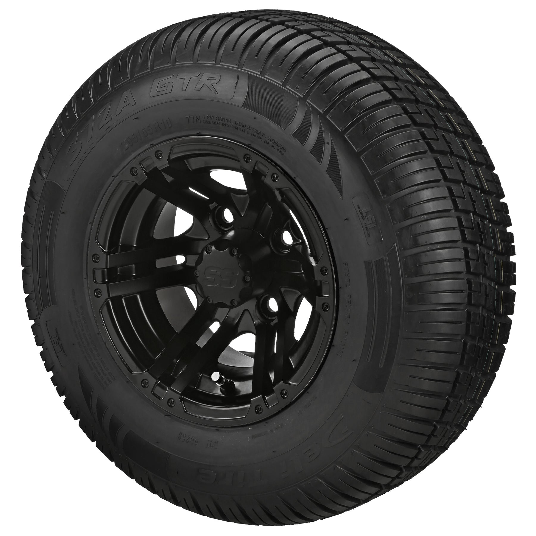 LSI 10' Yukon Matte Black Wheel and Low Profile Tire Combo