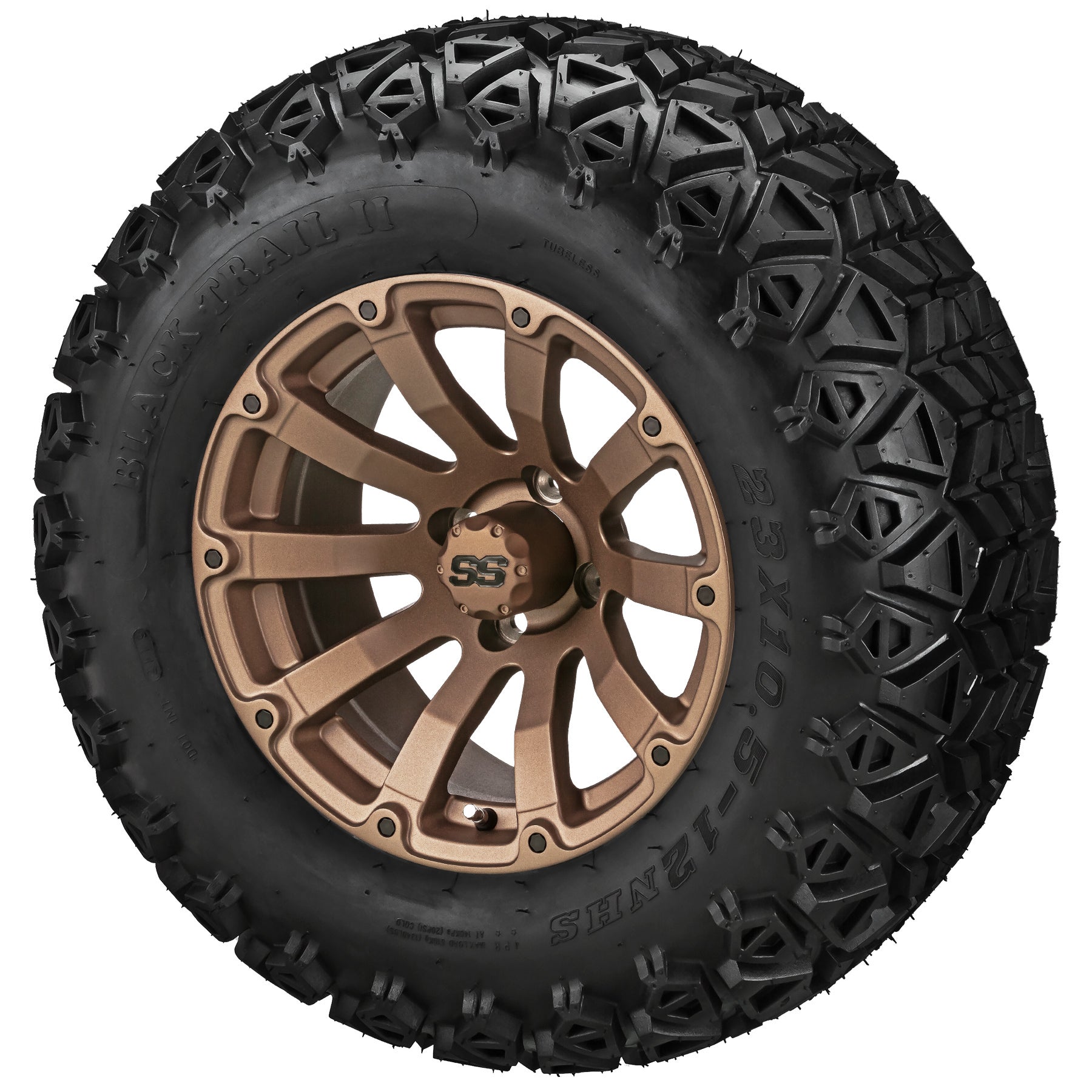LSI 12' Beast Matte Bronze Wheel and Lifted Tire Combo