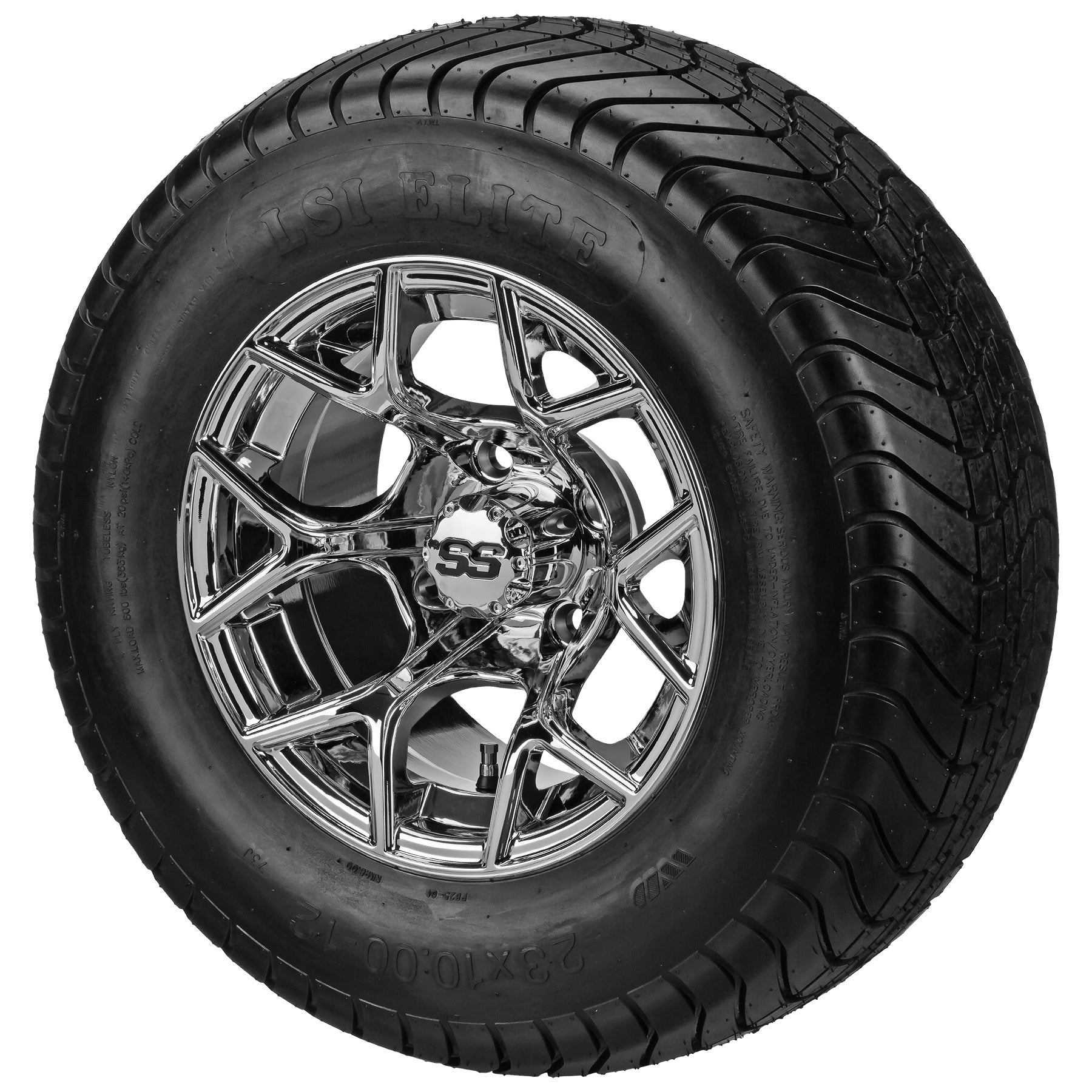 LSI 12' Ninja Mirror Wheel and Lifted Tire Combo