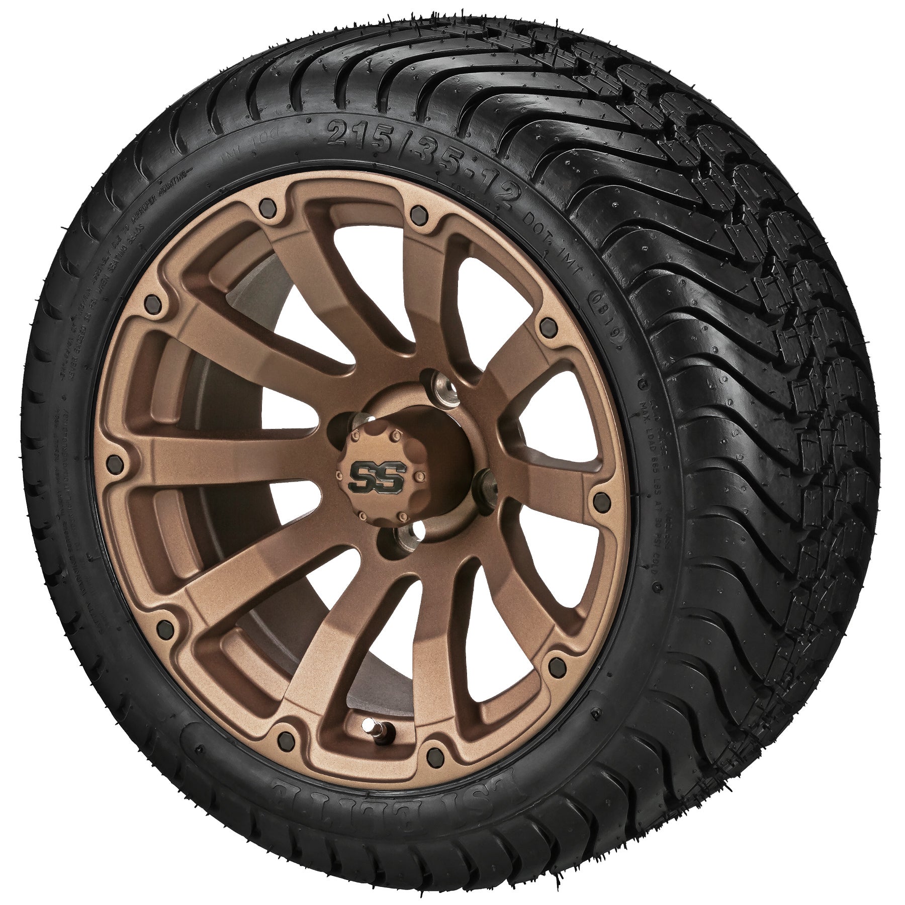 LSI 12' Beast Matte Bronze Wheel and Low Profile Tire Combo