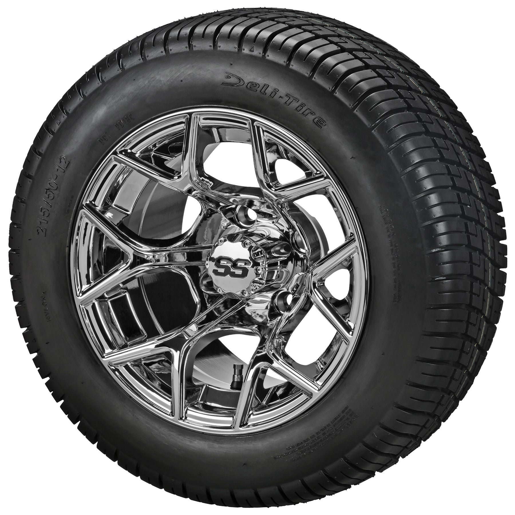 LSI 12' Ninja Mirror Wheel and Low Profile Tire Combo