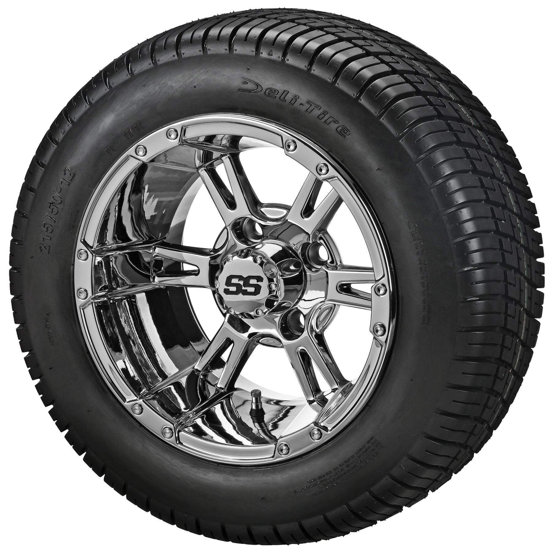 LSI 12' Raptor Mirror Wheel and Low Profile Tire Combo