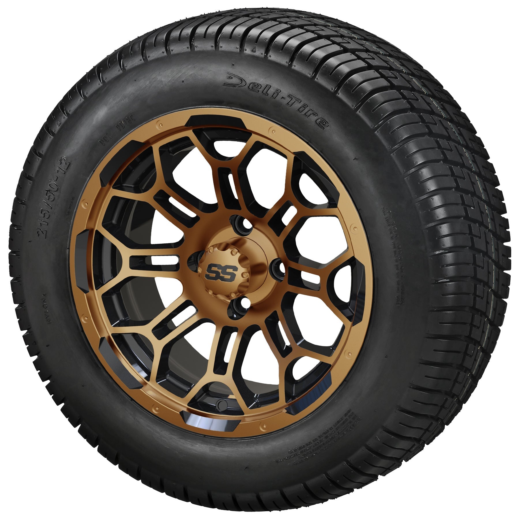 LSI 12' Hercules Black & Bronze Wheel and Low Profile Tire Combo