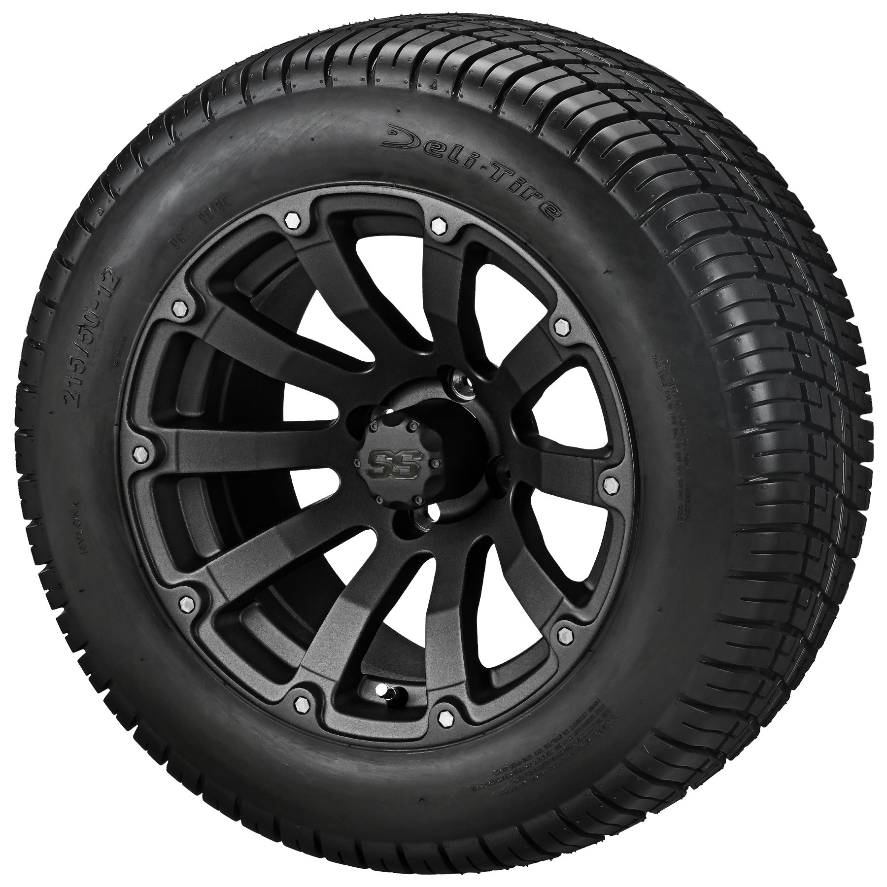 LSI 12' Beast Matte Black Wheel and Low Profile Tire Combo