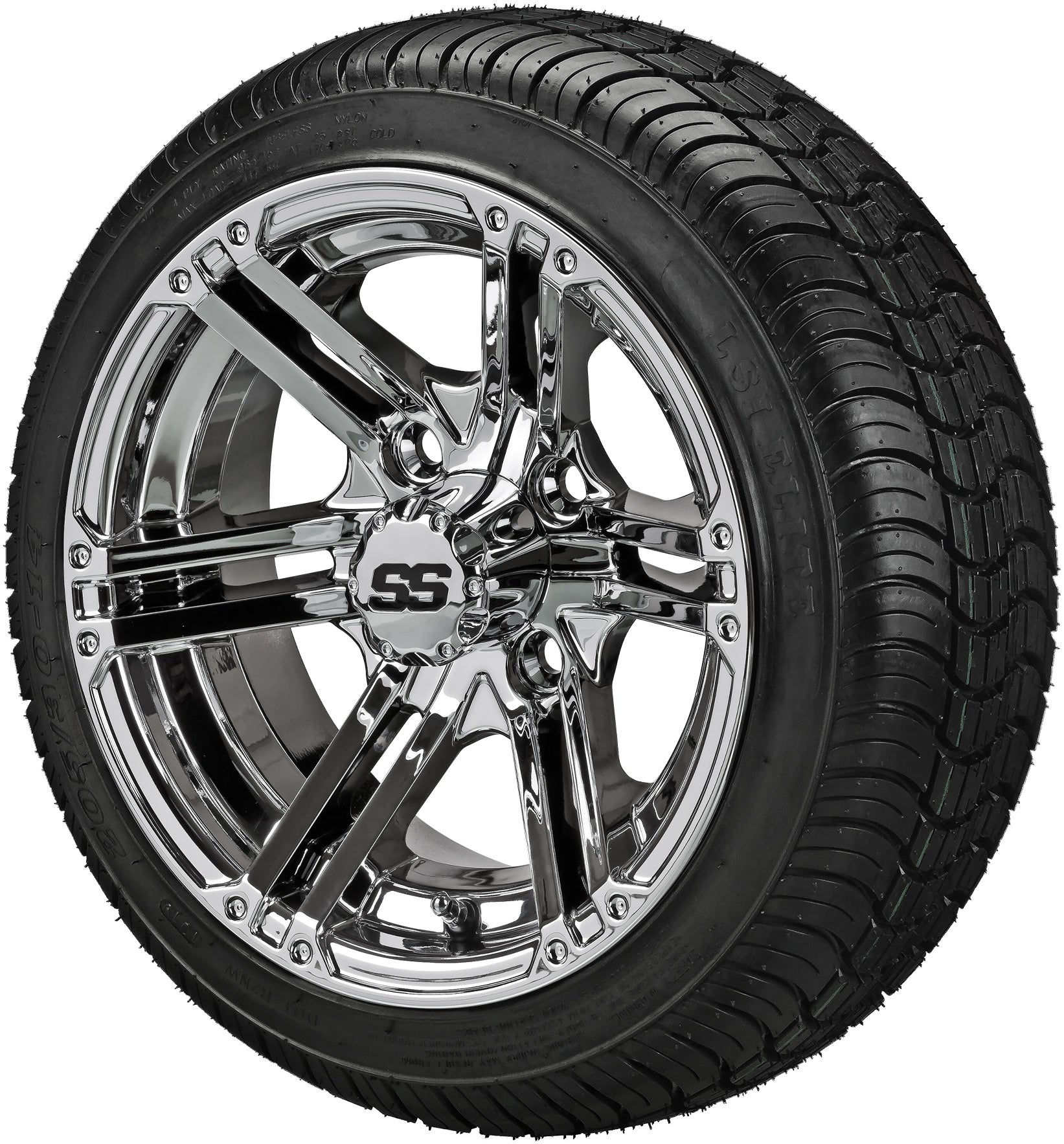 LSI 14' Yukon Mirror Wheel and Low Profile Tire Combo