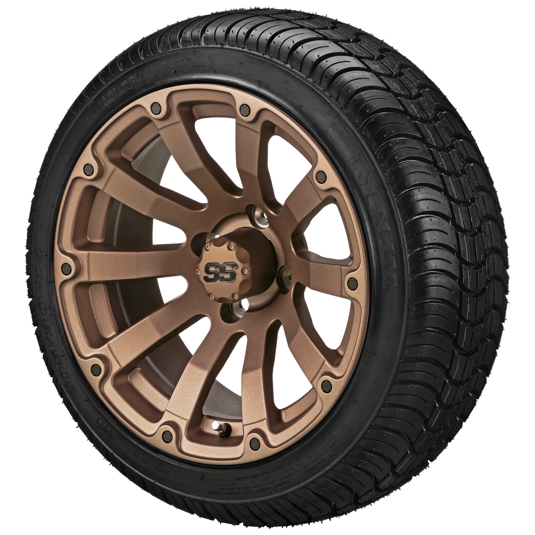 LSI 14' Beast Matte Bronze Wheel and Low Profile Tire Combo
