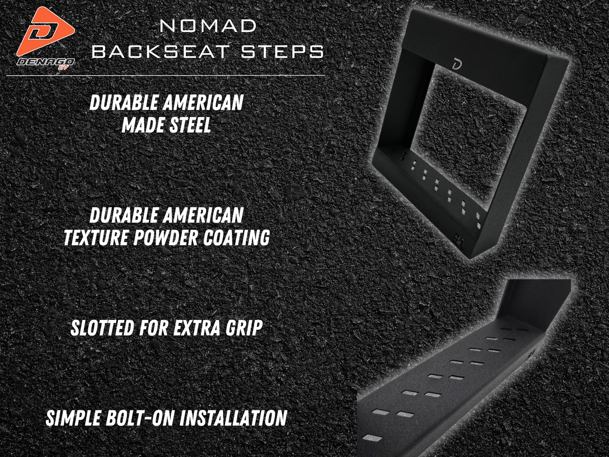 Denago Nomad XL & XL6 Backseat Steps