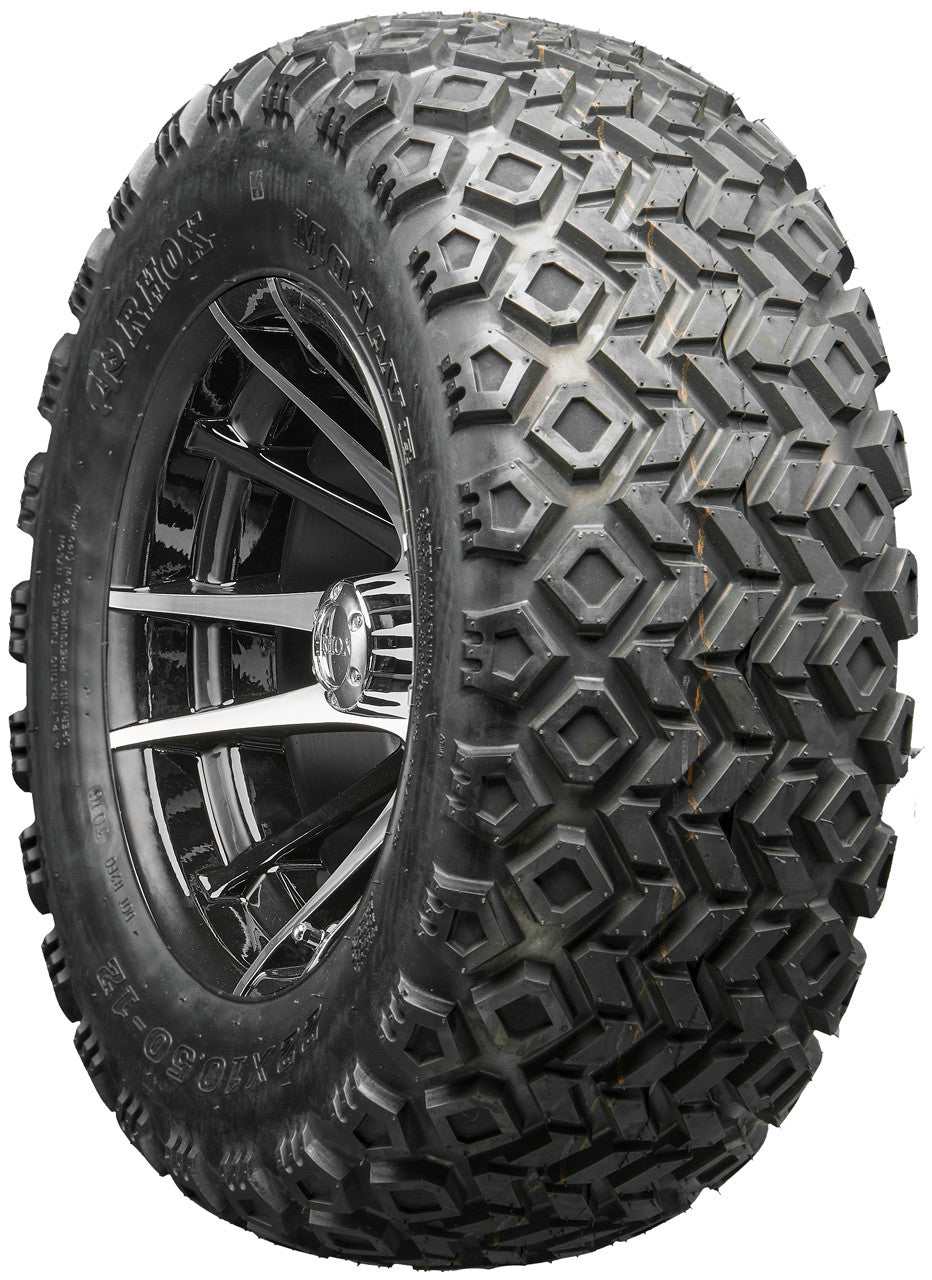 Golf Cart Wheels and Tires - RHOX RX101 Machined 12" - All-Terrain