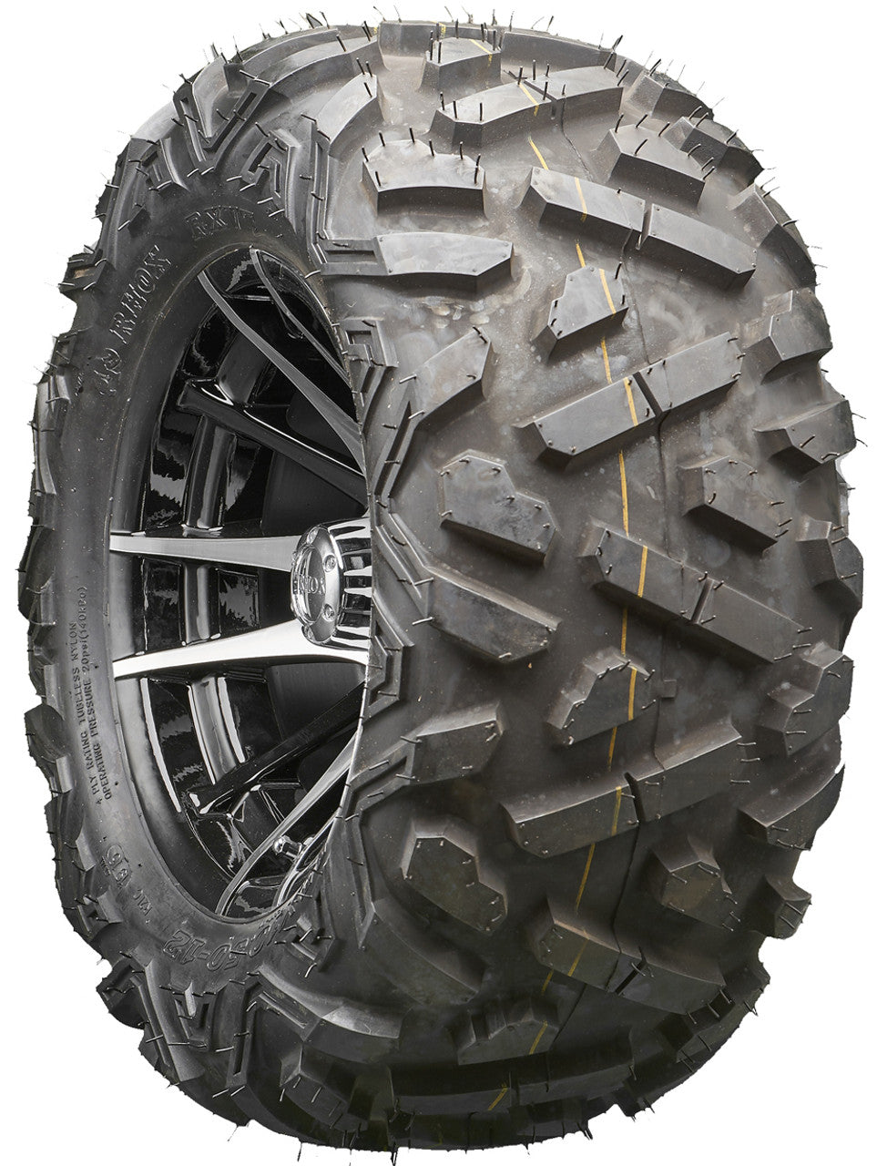 Golf Cart Wheels and Tires - RHOX RX101 Machined 12" - All-Terrain