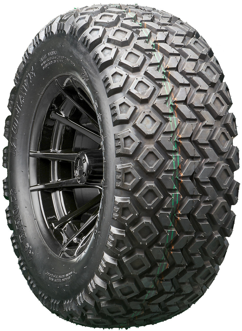 Golf Cart Wheels and Tires - RHOX RX104 Black 12" - All-Terrain