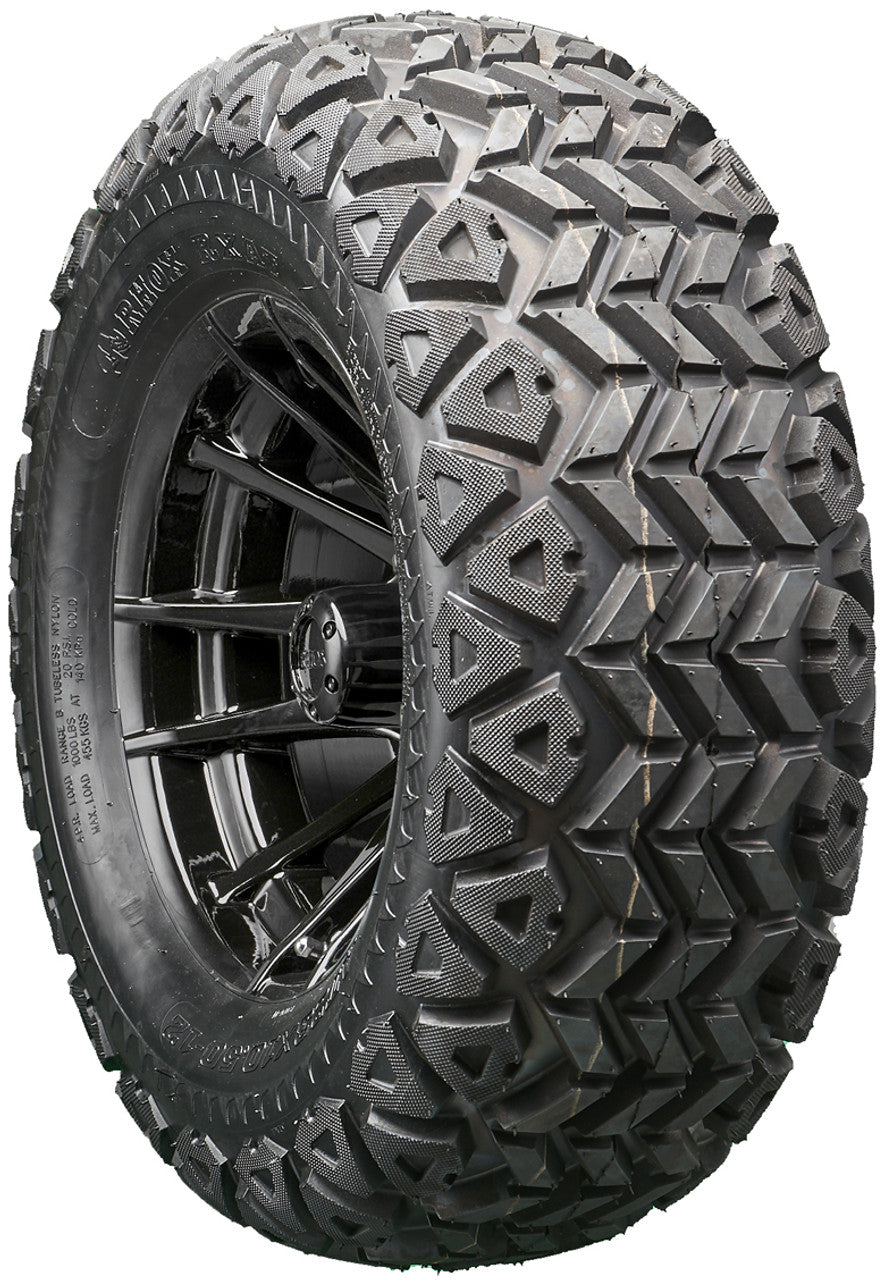 Golf Cart Wheels and Tires - RHOX RX104 Black 12" - All-Terrain