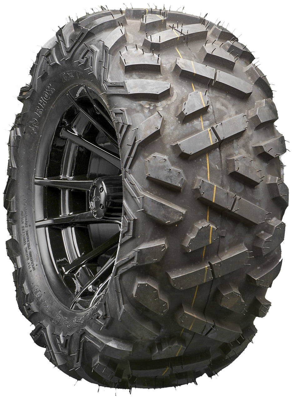 Golf Cart Wheels and Tires - RHOX RX104 Black 12" - All-Terrain