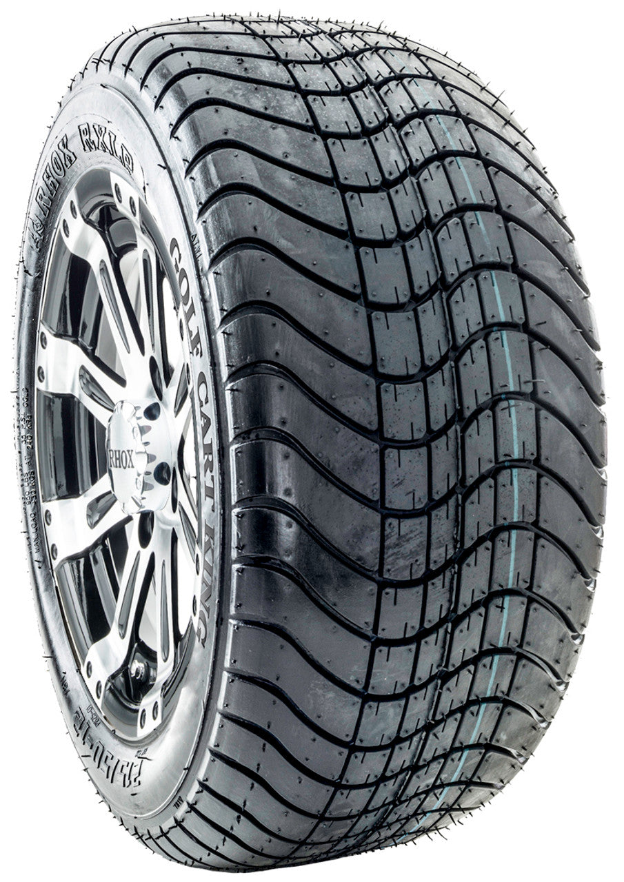 12" RHOX RX171 Machined Wheels  ET-0 and LowPro Tires Combo