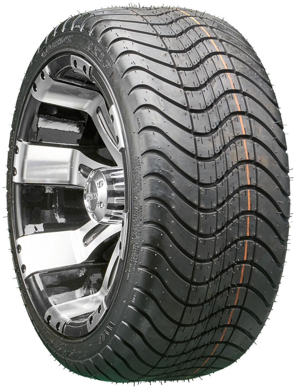 12" RHOX RX180 Machined Wheels and LowPro Tires Combo