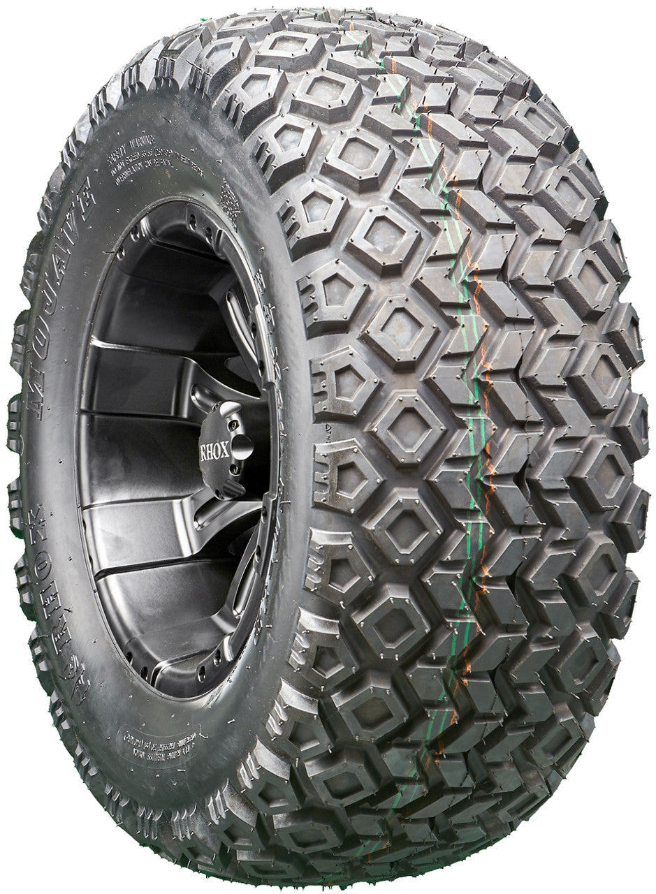 Golf Cart Wheels and Tires - RHOX RX184 Black 12" - All-Terrain