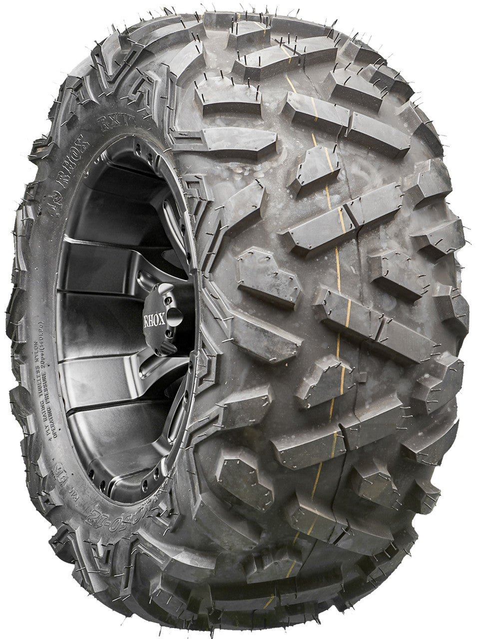 Golf Cart Wheels and Tires - RHOX RX184 Black 12" - All-Terrain