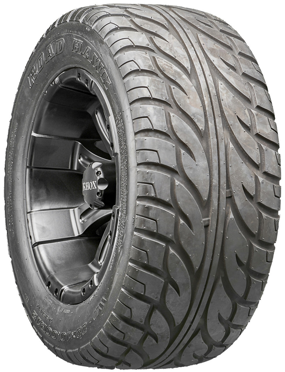 Golf Cart Wheels and Tires - RHOX RX184 Black 12" - All-Terrain