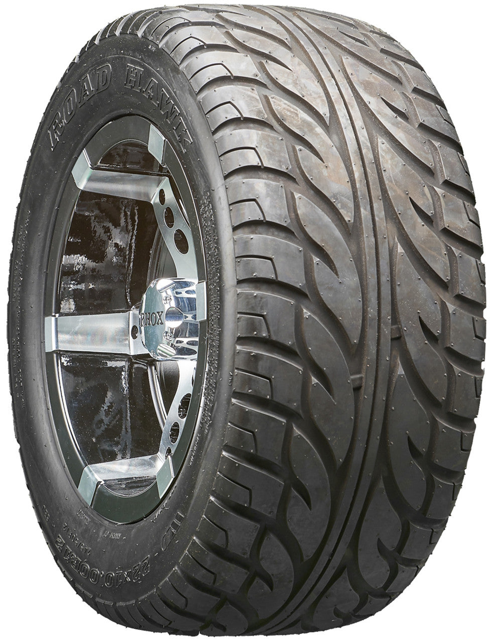 Golf Cart Wheels and Tires - RHOX RX250 Machined 12" - All-Terrain