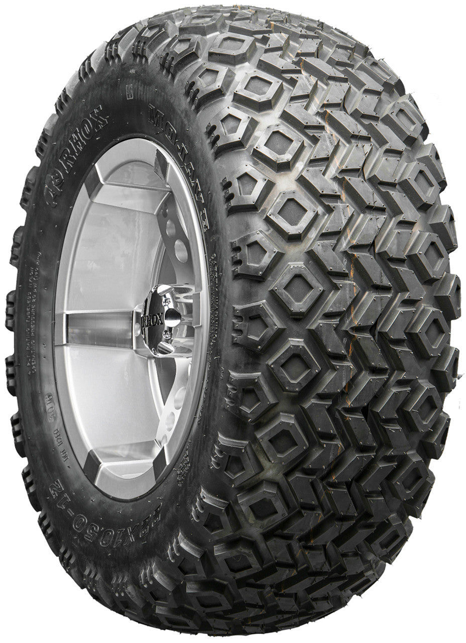 Golf Cart Wheels and Tires - RHOX RX251 Machined/Silver 12" - All-Terrain